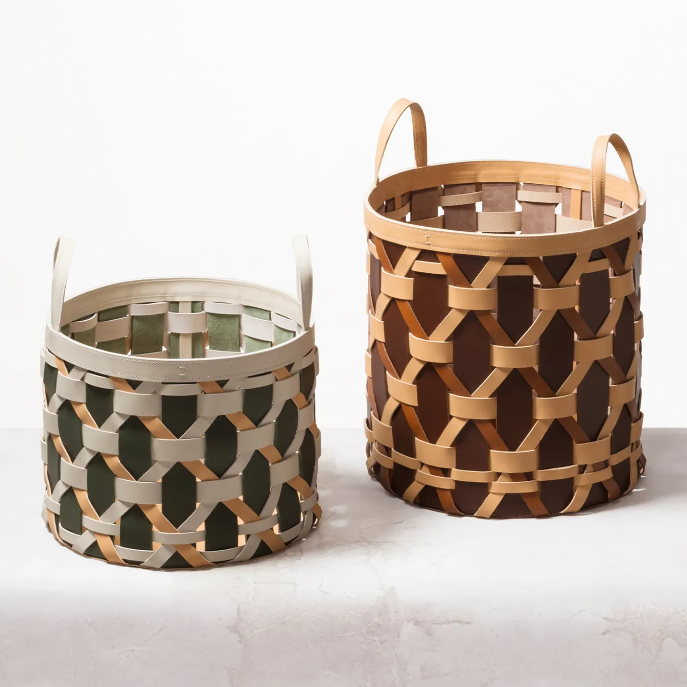 Palù Small Low Light Gray Storage Basket by Federica Biasi