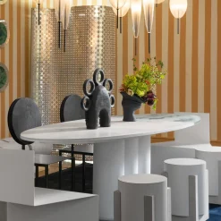 Palazzo Ivory Stool