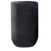 Palm Beach Black Ceramic Vase