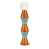 Palm Large Aquamarine and Orange Table Lamp