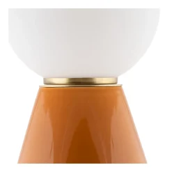 Palm Large Aquamarine and Orange Table Lamp