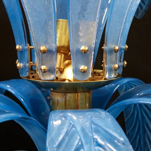 Palma Light Blue Floor Lamp