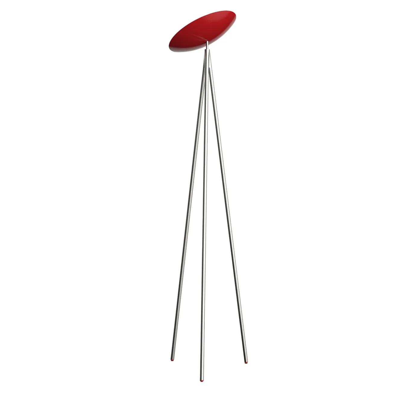 Palomar 1984 Red Steel Floor Lamp