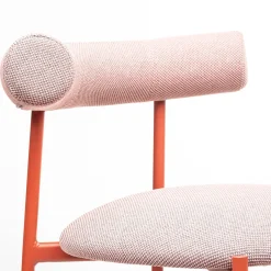 Pampa SG-80 Light-Pink & Brick-Red Stool by Studio Pastina