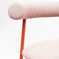 Pampa SG-80 Light-Pink & Brick-Red Stool by Studio Pastina