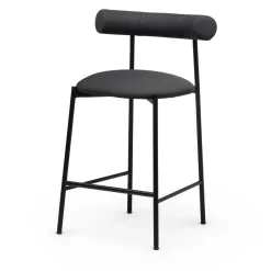 Pampa SG-65 Low Black Stool by Studio Pastina