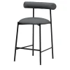 Pampa SG-65 Low Gray & Black Stool by Studio Pastina