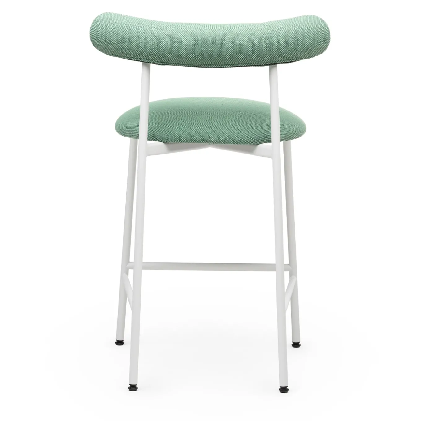 Pampa SG-65 Low Sage-Green & White Stool by Studio Pastina