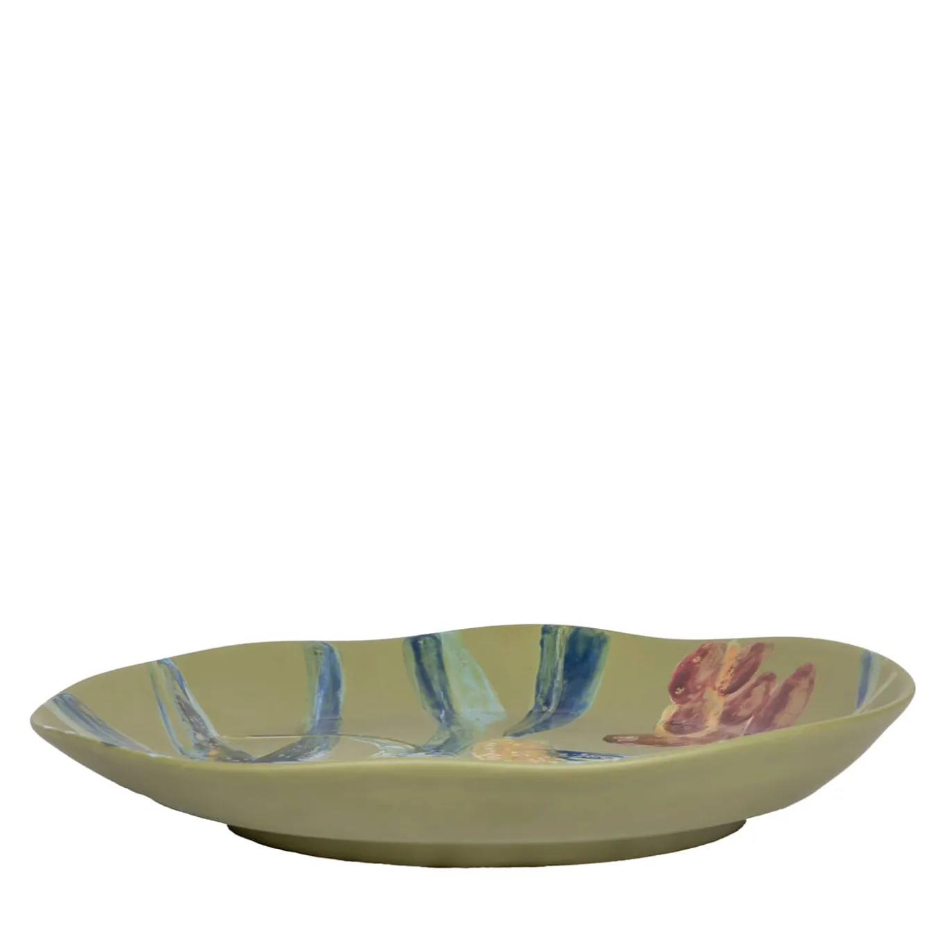 Panarea Hand-painted Ceramic Medium Serving Plate