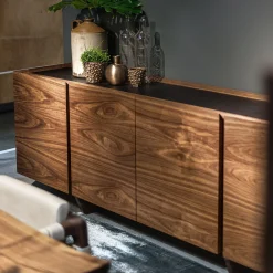 Pandora A Walnut Sideboard by Giuliano & Gabriele Cappelletti