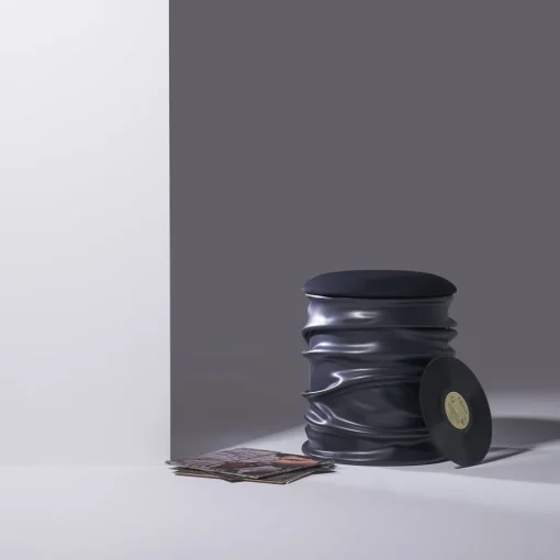 Pandora Black Pouf