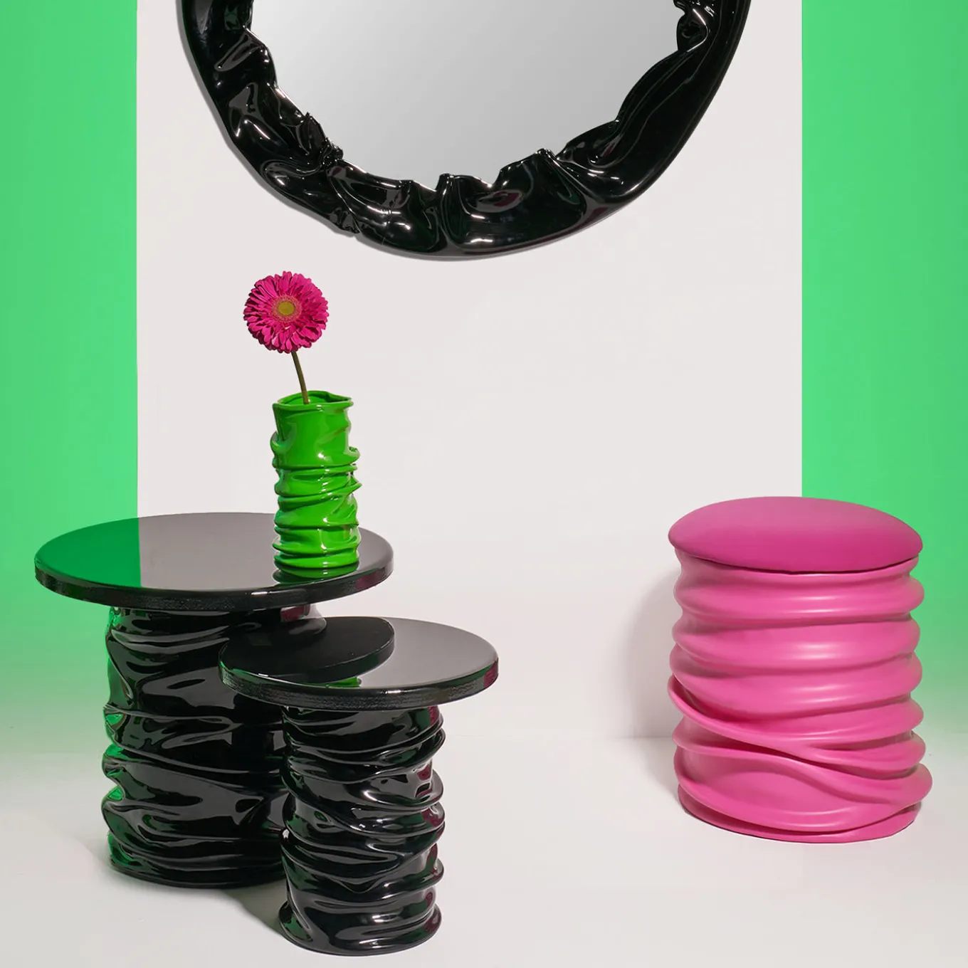 Pandora Pink Pouf