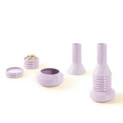 Pane e Vino Pink Appetizer Serveware Set by Francesca Lanzavecchia