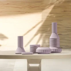 Pane e Vino Pink Appetizer Serveware Set by Francesca Lanzavecchia