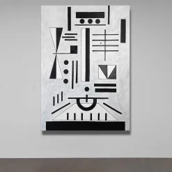 Panel N. 1 Head with Black Rectangles