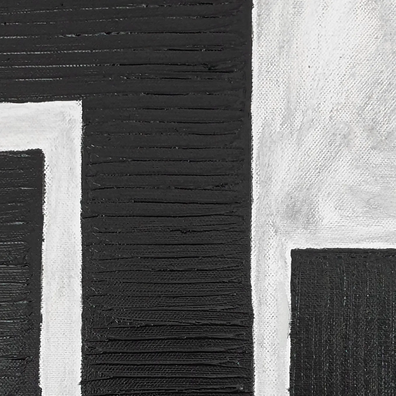 Panel N. 6 Head with Rectangles