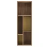 Pangea Walnut & Brass Wall Unit