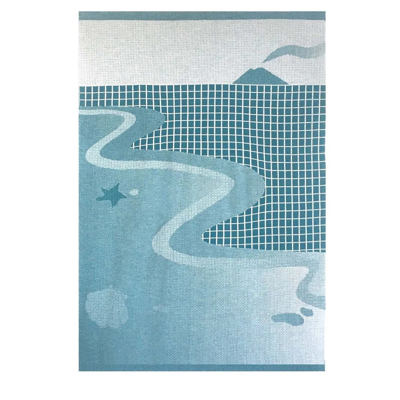Panoramica IV Merino Wool Throw Blanket by Serena Confalonieri