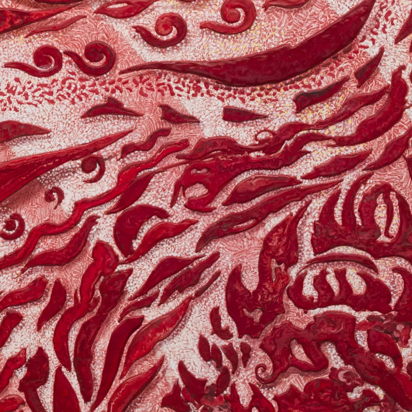 Panta Rei Scagliola Art Panel by Lodovico Cupioli