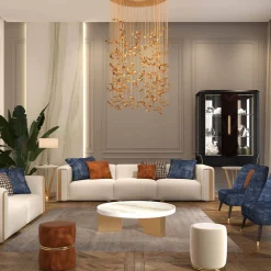 Pantelleria Beige Pouf