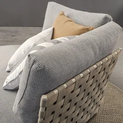 Pantelleria Grey Round Outdoor Chaise Longue