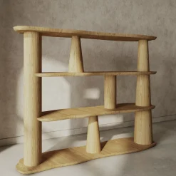 Pantelleria Oak Bookcase