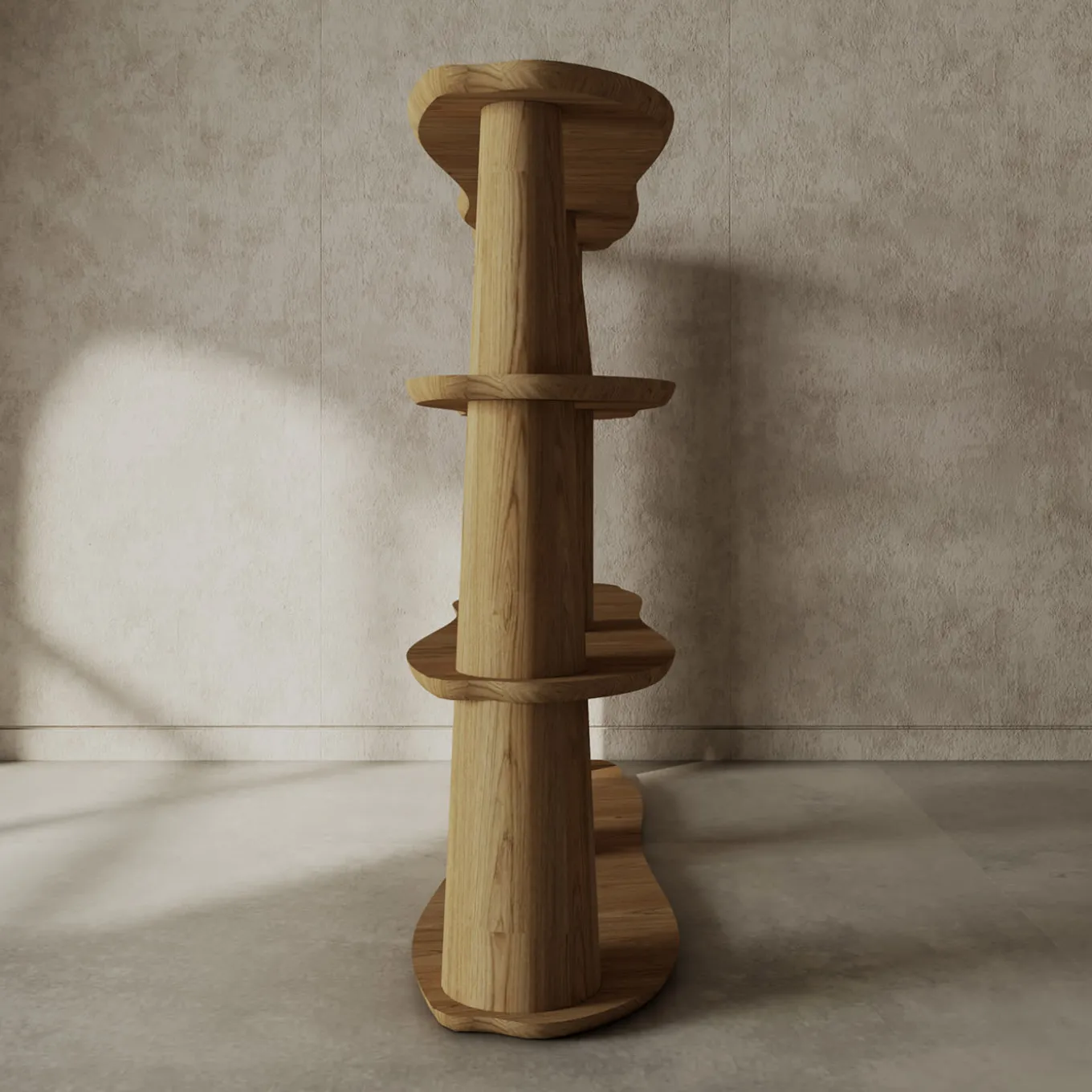 Pantelleria Oak Bookcase