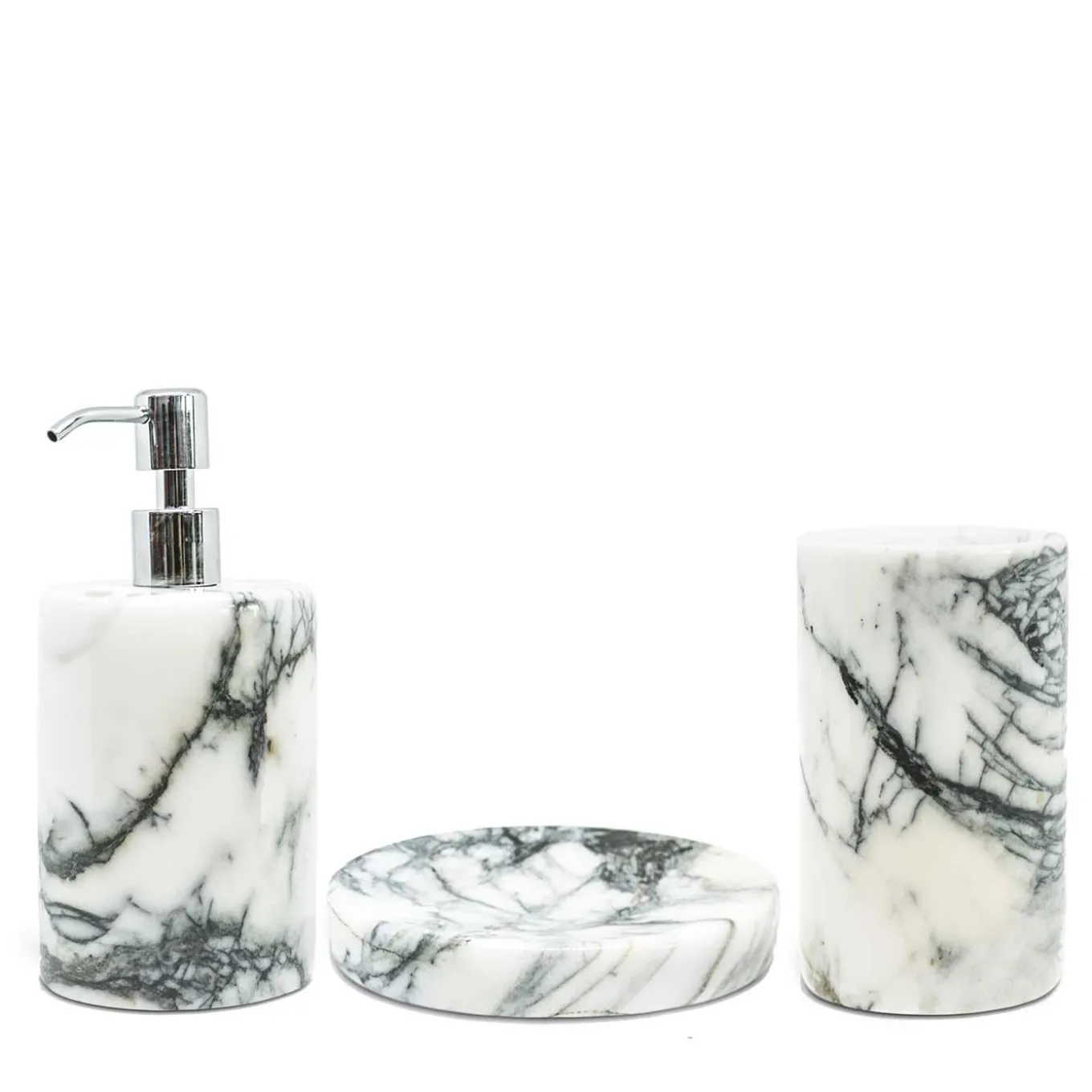 Paonazzo Marble Bathroom Set