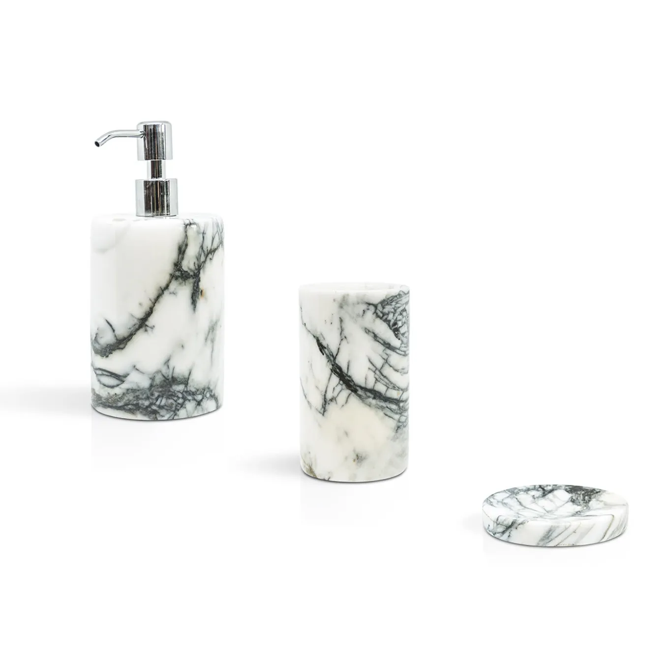 Paonazzo Marble Bathroom Set