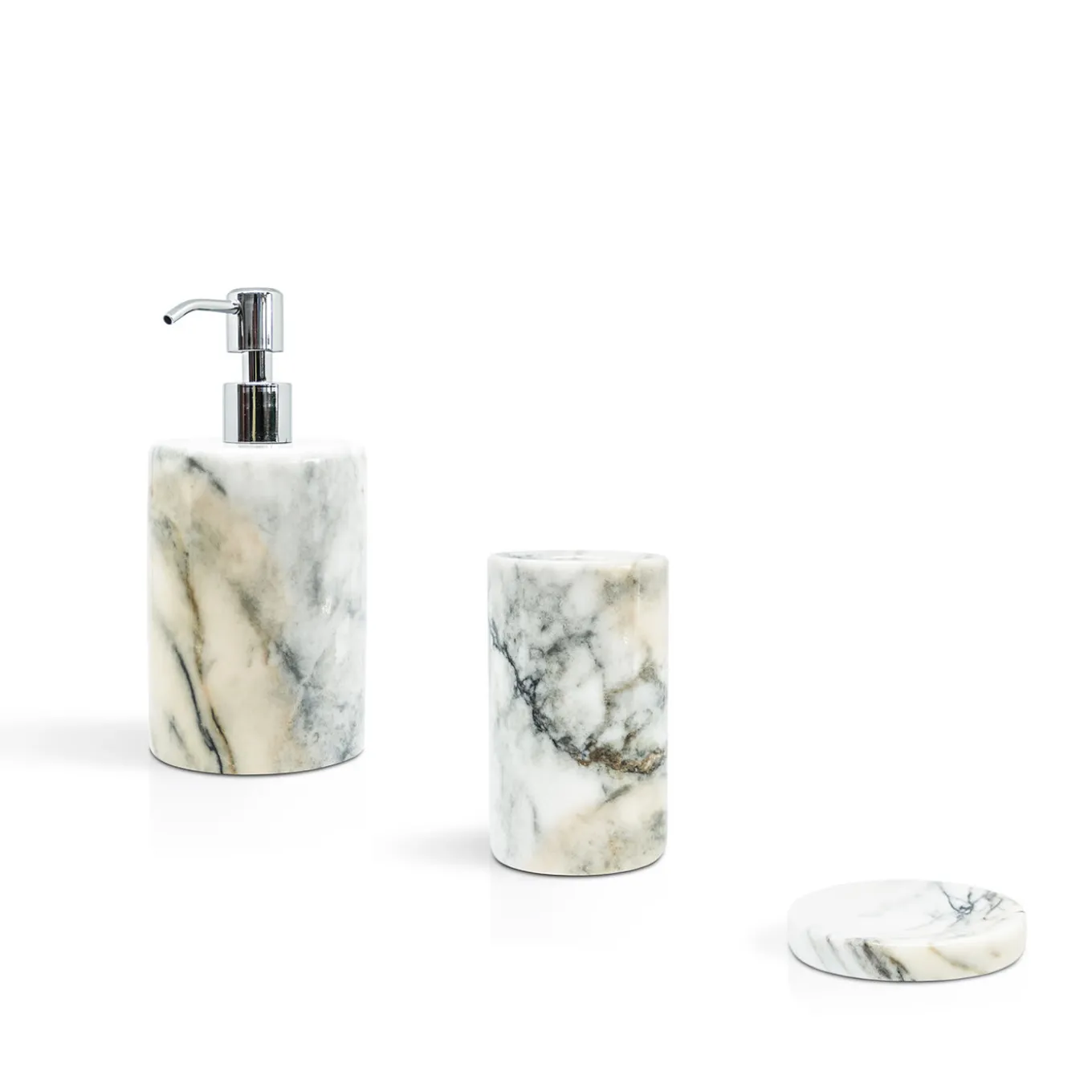 Paonazzo Marble Bathroom Set