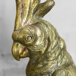 Pappagallo Parrot-Shaped Brass Sculpture