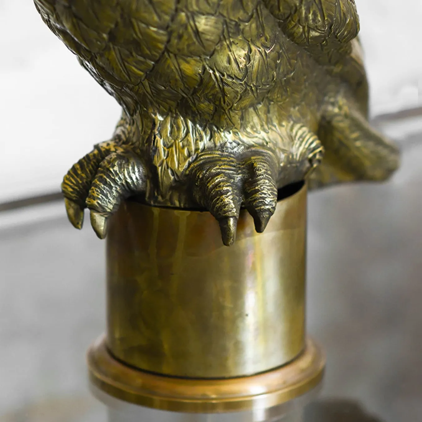 Pappagallo Parrot-Shaped Brass Sculpture