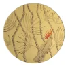 Pappagallo Soggetto I gold Decorative Plate