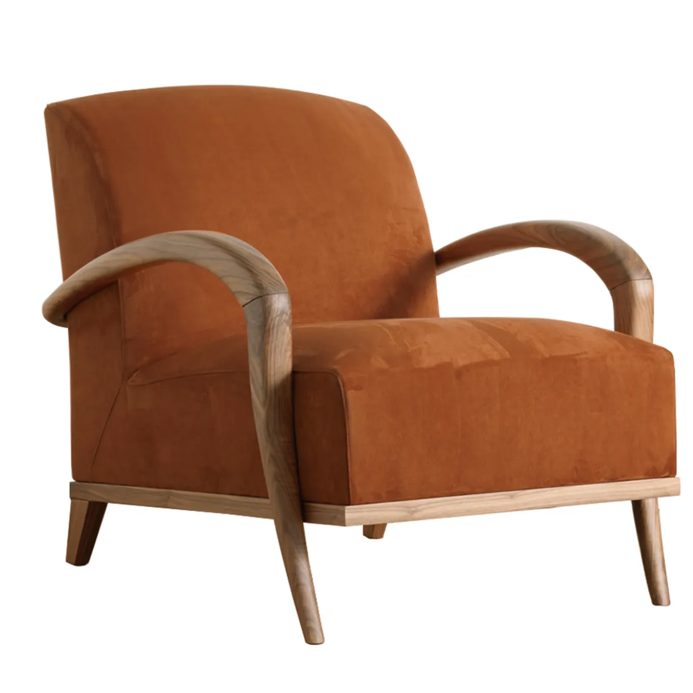 Paprika Domino lounge chair