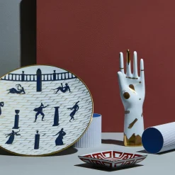 Passeggiata Archeologica White Plate - Limited Edition by Gio Ponti