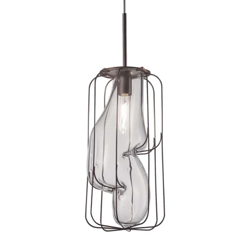 Pause large glass pendant light