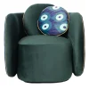 Pavo Velvet Green Armchair by Antonio Aricò