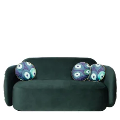 Pavo Velvet Green Sofa by Antonio Aricò