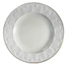 PEACOCK DESSERT PLATE - WHITE #2
