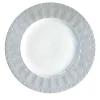 PEACOCK DINNER PLATE - GRAY