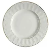 PEACOCK DINNER PLATE - WHITE #2