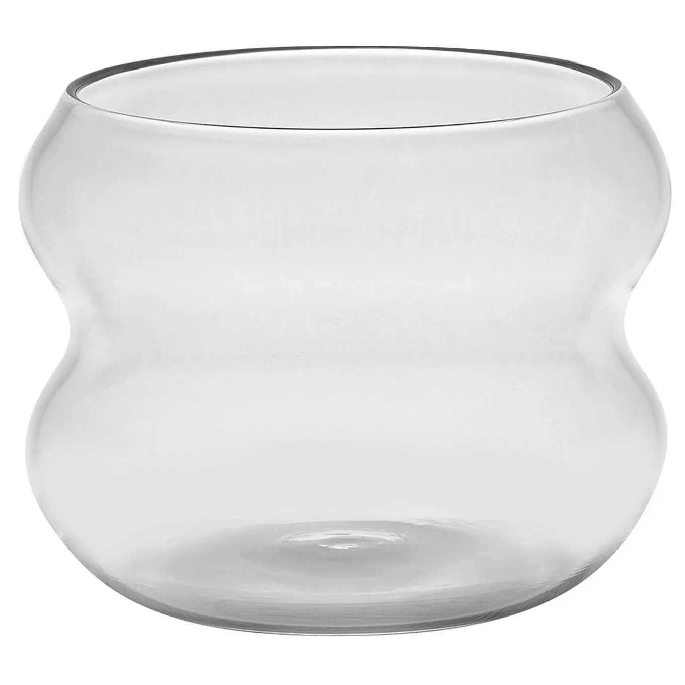 Peacock Glass Cachepot