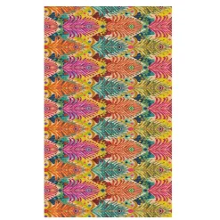 Peacock Ikat Cotton Tablecloth by Matthew Williamson