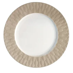 PEACOCK LAY PLATE - BEIGE