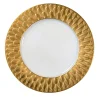 PEACOCK LAY PLATE - GOLD #3