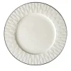PEACOCK LAY PLATE - WHITE