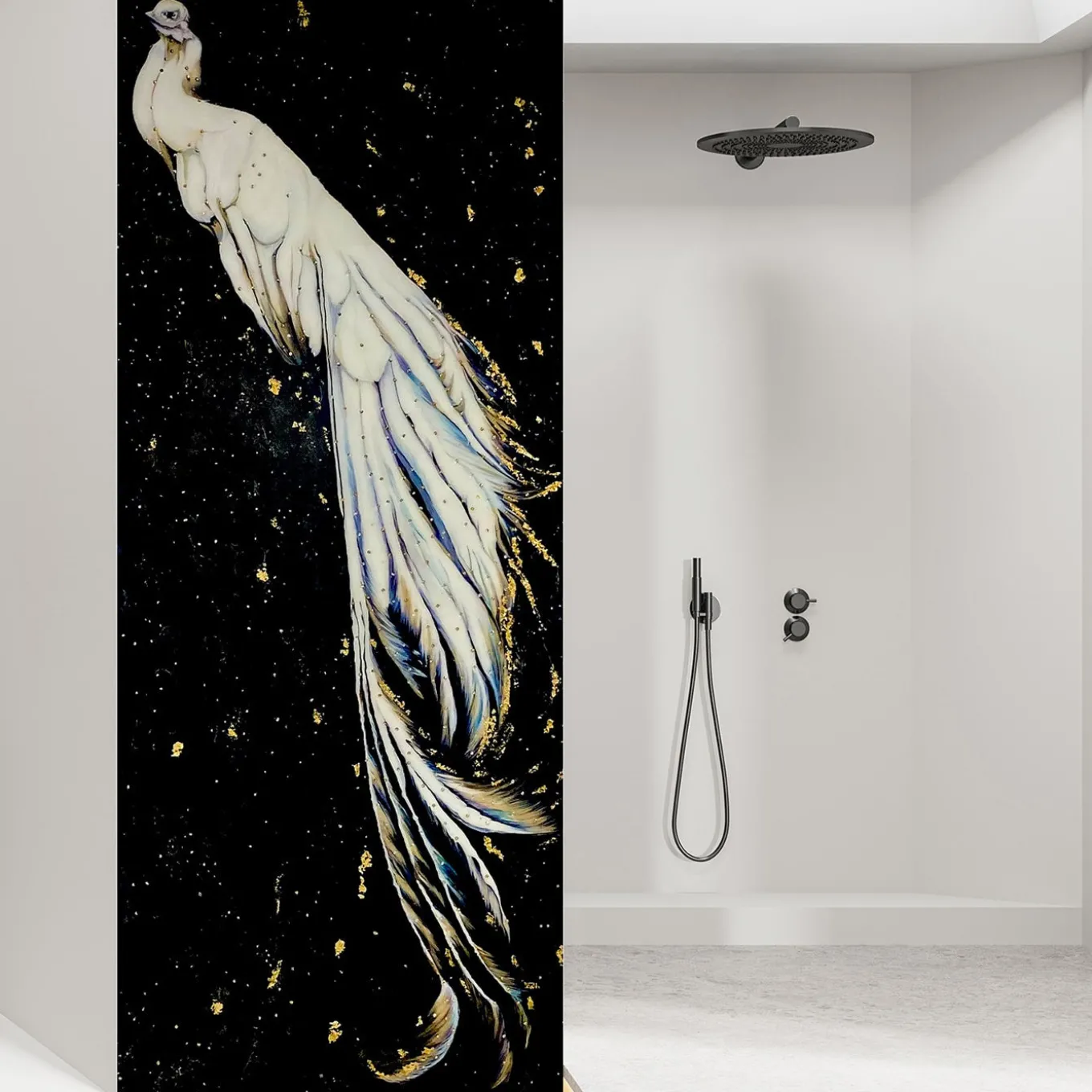 Peacock Luxury Decorative Panel