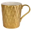 PEACOCK MUG - GOLD