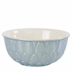 PEACOCK RICE BOWL - LIGHT BLUE