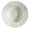 PEACOCK RIM SOUP PLATE - WHITE #3
